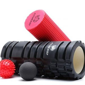 Rodillo de foam para masaje en Crossfit